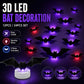 🦇LIMITED-TIME 50% OFF! ⏰Spooky 3D Bat LED Wall Light, Halloween Indoor Outdoor Wall Decoration Light👻