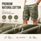 🩳 LIMITED-TIME 50% OFF! ✨ Men's Casual Relaxed Fit Cargo Shorts – Multi-Pockets, Breathable, Rugged 🌲
