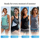 ⏰LAST DAY 57% OFF - Miraclesuit Women's Tummy Control Tankini Set with Built-In Bra – Flattering Boho Swimwear with Shorts🔥