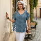 💃New Arrivals 57% OFF💞Women's T-shirt with leopard pattern, loose fit, V-neck