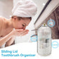 💄 LIMITED-TIME 55% OFF! 💧 Save Counter Space & Keep Brushes Clean – Wall-Mountable Toothbrush Holder