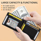RFID-Blocking Leather and Carbon Fiber Credit Card Holder