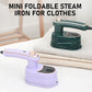 👔 2026 HOT SALE🥳50K+ SOLD!✨  Mini Foldable Steam Iron – Dual Function, 50ml Tank, Rotatable Handle ✈️