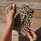 ⛱️Summer Hot Sale - ONLY ￡10.99!!💞Leopard Print Flip-Flops with Heart Charm