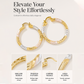 🎁New Arrivals 50% OFF💥Women's Elegant Twisted Hoop Earrings