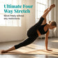 🧘 New Arrival 50% OFF ✨ Women's Butt-Lifting Mesh Splicing Yoga Leggings – High Waist, Side Pockets, 4-Way Stretch 🔥