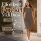 👗 50% OFF NOW! ☀️ Lightweight Solid Color Crew Neck Dress – Soft & comfortable – Perfect for all-day wear – breezy and versatile 🌸✨🌿