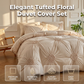 🛏️ 50% OFF !! 📢 Elegant Pinch Pleat Duvet Cover Set☁️