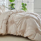 🛏️ 50% OFF !! 📢 Elegant Pinch Pleat Duvet Cover Set☁️