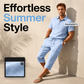 🏖️Men's Summer Linen Set Loose Shirt and Cargo Shorts Two Piece Outfit