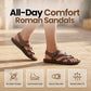 🦶52% OFF NOW! ☀️ Men Roman Sandals – Soft sole & casual style – Perfect for summer, beach or walks – comfortable and breathable 🌊🦶✨