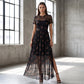 ⏳Limited-time 50% off⏰Women's Mesh Floral Maxi Dress🌹👗