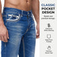 High-Stretch Double-Stitched Men's Jeans