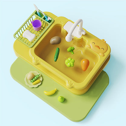 Kids' Kitchen Sink Play Set 🧼 Wash, Rinse & Play for Hours – A Little Chef's Dream Come True ✨