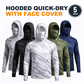 📢 LIMITED TIME 50% OFF! ⏰ Men's 5-Pack UV Protection Hooded Sun Shirts – All-in-One Design & Breathable Milk Silk ☀️