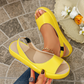👡☀️ Summer Sale! Women's Sporty Platform Sandals – Comfortable wedge sole, elastic heel strap, and non-slip outsole ✨