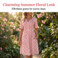🎉 LIMITED TIME 50% OFF! 🔥Women's Casual V-Neck Print Dress with Pockets