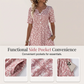 🎉 LIMITED TIME 50% OFF! 🔥Women's Casual V-Neck Print Dress with Pockets