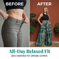 🌸 50% OFF NOW! 🌸Women's Smocked High-Waist Wide-Leg Trousers 👖 Cinched Comfort, Flowing Freedom