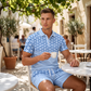 ⏳🔥LIMITED-TIME 50% OFF! ⏰Men’s Casual Short Sleeve Top & Shorts Set