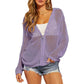 Airy Zip Knit Cardigan