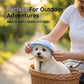 🐶🧢 Adjustable Pet Bucket Hat with Ear Holes 🐾