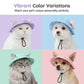 🐶🧢 Adjustable Pet Bucket Hat with Ear Holes 🐾