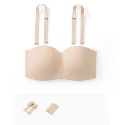 🎉 LIMITED TIME 50% OFF! 🤍 Invisible Push-Up Bandeau – Lift Without Lines ✨