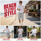 🩳🌿 Men's Casual Drawstring 3/4 Shorts