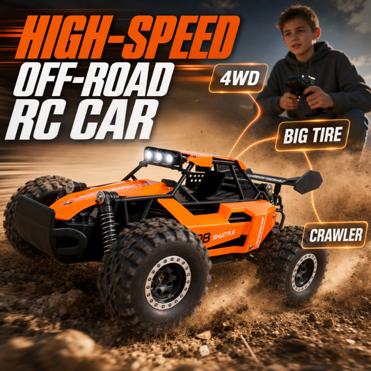 🏎️⚡ High-Speed RC Off-Road Car 📡