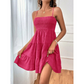 💙👗 40% OFF＆TODAY ONLY! Sleeveless Smocked Mini Dress