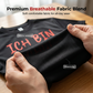 🔥 Pro-Favorite Funny German Slogan Men's Black T-Shirt – Polyester – Breathable 🇩🇪