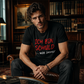 🔥 Pro-Favorite Funny German Slogan Men's Black T-Shirt – Polyester – Breathable 🇩🇪
