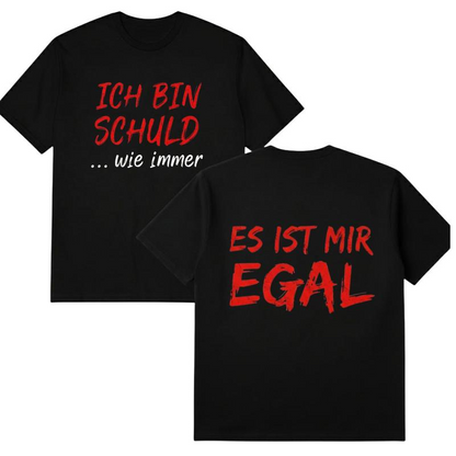🔥 Pro-Favorite Funny German Slogan Men's Black T-Shirt – Polyester – Breathable 🇩🇪