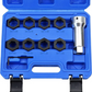 🔧 2026 HOT SALE✨50K+ SOLD!🛠️ 10-Piece Axle Spindle Thread Chaser Set