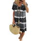 🎁New Arrivals 50% OFF💥Women's Casual Tie Dye Leopard Print V-Neck Dress