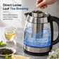 📢📢37% OFF !! ⏰2L Large Capacity Glass Electric Kettle with Automatic Shut Off and Overheat Protection