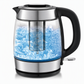 📢📢37% OFF !! ⏰2L Large Capacity Glass Electric Kettle with Automatic Shut Off and Overheat Protection