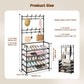 🎄LIMITED-TIME 50% OFF! ⏰Multi-Functional Entryway Shoe & Coat Rack